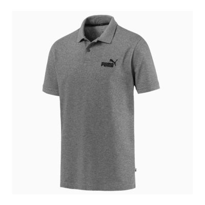 Puma Essential Jersey Men's Polo Grey