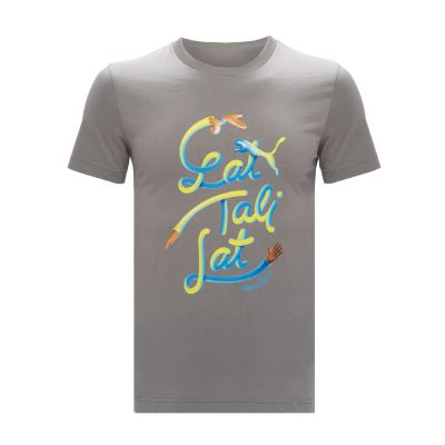 PUMA Graphic Junior Round Neck (SMU) Grey