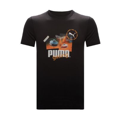 PUMA Graphic Men Round Neck (SMU) Black