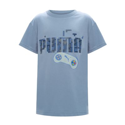 PUMA Graphic Junior Round Neck (SMU) Blue