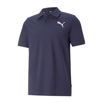 PUMA MEN ESSENTIALS PIQUE MEN'S POLO SHIRT POLO NAVY