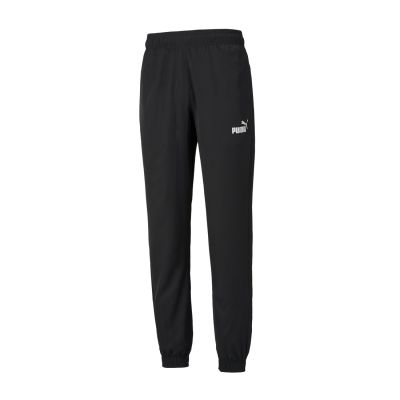PUMA MEN ACTIVE WOVEN MEN'S PANTS T-BOTTOM BLACK