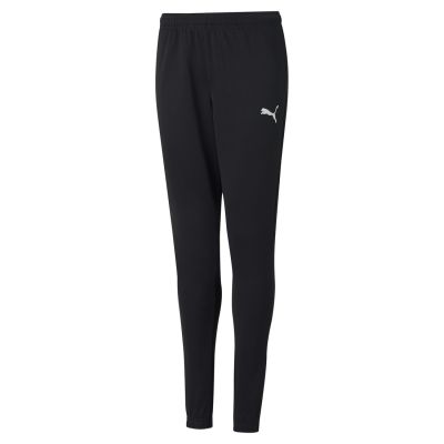 PUMA TEAMRISE POLY TRAINING PANTS JUNIOR BLACK