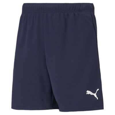 PUMA TEAMRISE JUNIOR FOOTBALL SHORTS NAVY