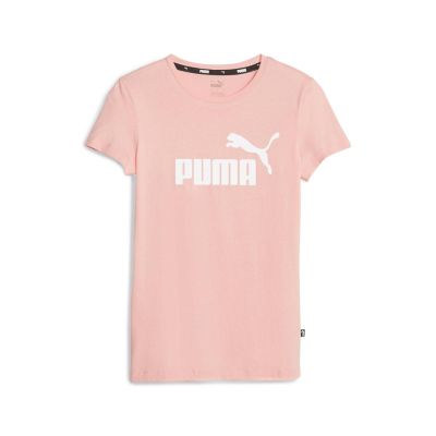 Puma Essentials+ Metallic Logo Women's Tee PEACH