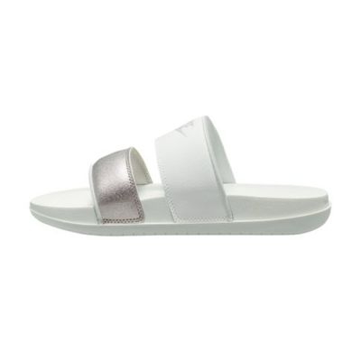 NIKE OFFCOURT DUO WOMEN'S SLIDES WHITE