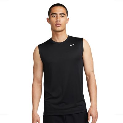 NIKE DRI-FIT LEGEND MEN'S SLEEVELESS FITNESS T-SHIRT BLACK
