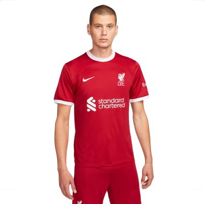LIVERPOOL FC 2023/24 STADIUM HOME MEN'S NIKE DRI-FIT FOOTBALL JERSEY RED