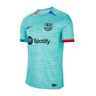 FC BARCELONA 2023/24 STADIUM THIRD MEN'S NIKE DRI-FIT FOOTBALL JERSEY BLUE