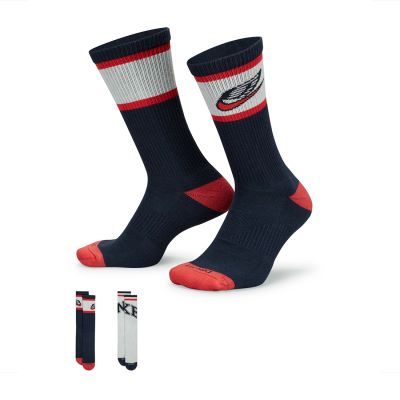 NIKE EVERYDAY PLUS CUSHIONED CREW SOCKS (2 PAIRS) MULTI
