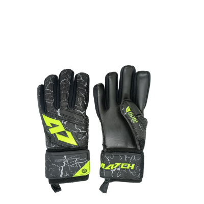 Ma7ch Football Gloves BLACK