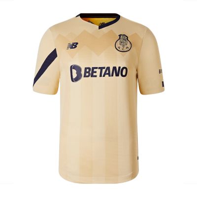 FC PORTO 23/ 24 NEW BALANCE AWAY MEN'S FOOTBALL JERSEY BEIGE