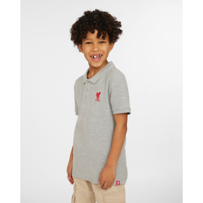 LFC Junior Short Sleeve Polo GREY