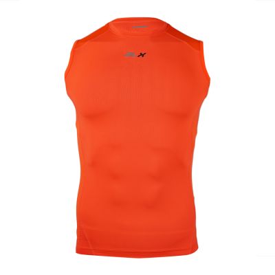 ALX Men's Tight Sleeveless Top ORANGE