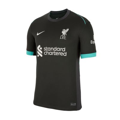 Liverpool FC 2024/25 Stadium Away Men's Nike Dri-FIT Football Replica Jersey Black