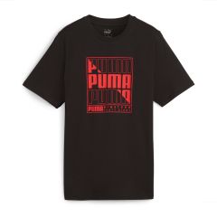 PUMA Graphics Box Men's Round Neck Black