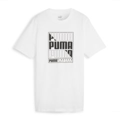 Puma Graphics Box Men's Round Neck White