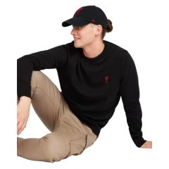 LFC Crew Neck Knit Jumper BLACK