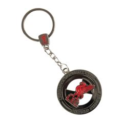 LFC Liverbird Spinner Keyring MULTI