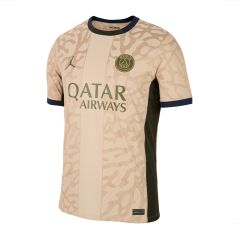 Paris Saint-Germain 2023/24 Stadium Fourth Men's Jordan Dri-FIT Football Replica Jersey Brown